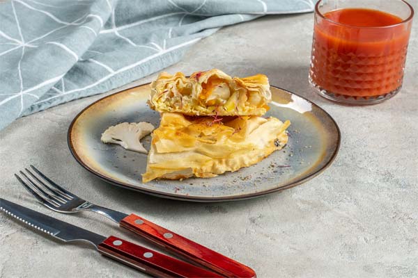 Phyllo au chou-fleur
