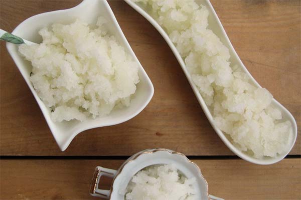 Birkensaft-Granita