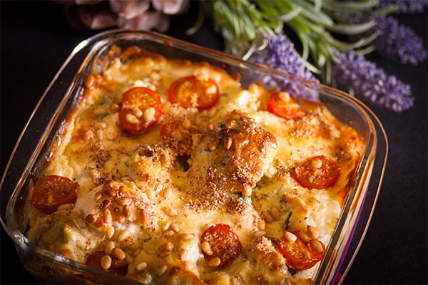 Gratin de chou-fleur et brocoli