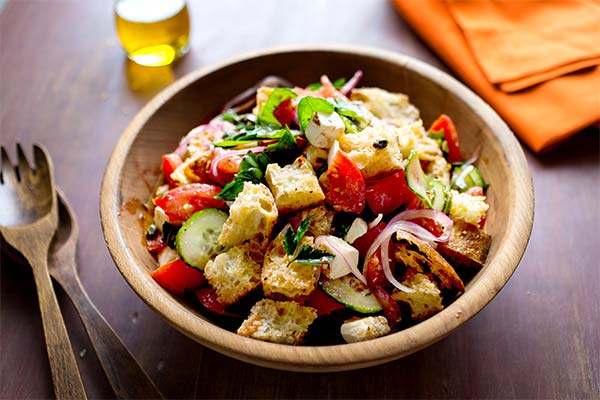 Panzanella au pain