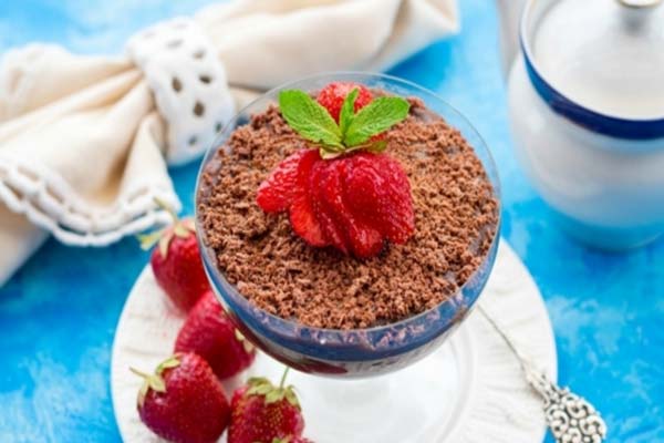 Mousse au chocolat au chou-fleur