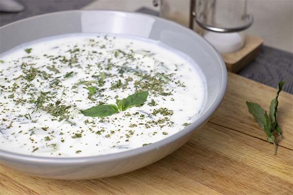 Okroschka mit Sauermilch