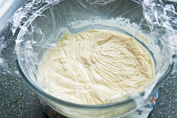Pudding in der Gefriertruhe