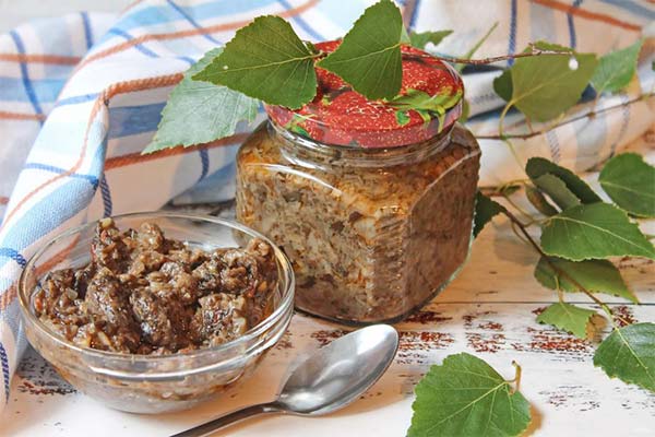 Caviar de champignons aux bolets des bouleaux