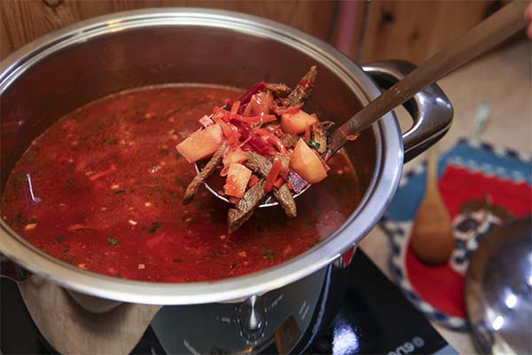 Casseroles pour la soupe classique et le bortsch